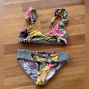 Maaji reversible swim suit / bikini girls size small